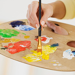 Секторная кисть для рисования DIY-WH0888-104