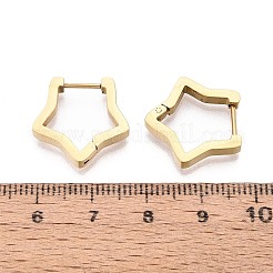 Серьги-кольца из нержавеющей стали 304&nbsp;STAS-T074-34G-B