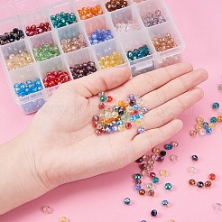 Гальванические стеклянные бусины&nbsp;EGLA-PH0003-04