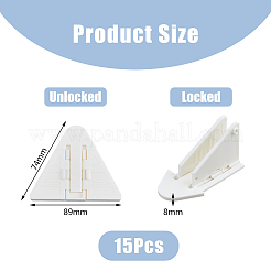 15шт пластиковый детский замок безопасности для раздвижной двери FIND-DC0004-16