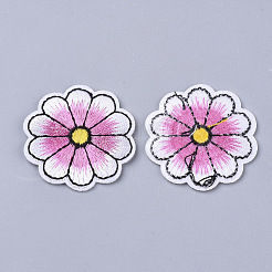 Компьютеризированная вышивка тканью утюжок на / шить на заплатках AJEW-S076-006