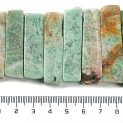 Природных амазонит бисер нитей G-L551B-11