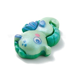 Кабошоны морских животных из непрозрачной смолы на тему океана&nbsp;RESI-D071-01D