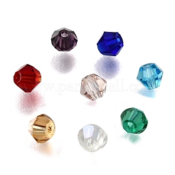 8 цвет имитирует австрийские хрустальные гальванические биконические стеклянные бусины&nbsp;GLAA-FP0001-32