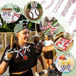 6 стиль полиэстеровая лента на бейсбольную тему&nbsp;OCOR-PH0004-53B