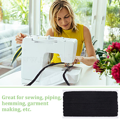 Плетеные хлопковые кружевные ленты&nbsp;SRIB-WH0011-152B