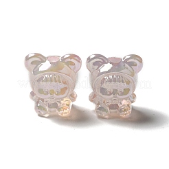 УФ-покрытие радужными переливающимися акриловыми бусинами PACR-M002-01E