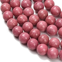 Природные родонит бисер нитей&nbsp;G-F820-K05-10mm