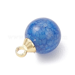 Круглые подвески из потрескавшегося стекла&nbsp;PALLOY-JF04874