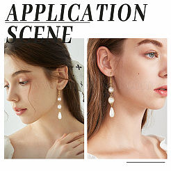 60шт 3 латунных рамки для бусин KK-SC0003-25