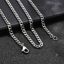 Мужские ожерелья из нержавеющей стали 304 с панцирной цепочкой STAS-O037-57P