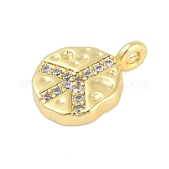 Реечное покрытие латунь с подвесками из кубического циркония KK-Q018-03G