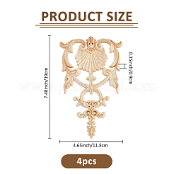 4 шт. WOOD-FH0002-37