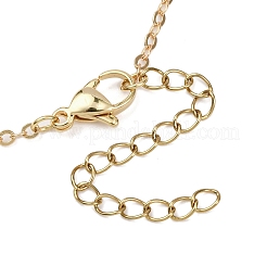 7 шт. ожерелье с подвесками из сплава с принтом NJEW-JN05515