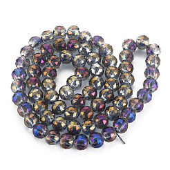 Гальванизируйте прозрачное стекло бисер нитей&nbsp;EGLA-T008-23-A02