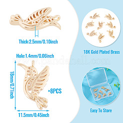 8шт латунные подвески&nbsp;KK-TA0002-54