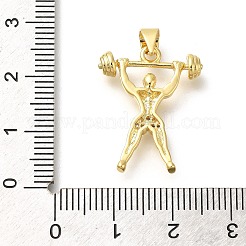 Реечное покрытие латунь с подвесками из кубического циркония KK-Z086-41G