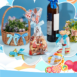 120 шт. 6-х цветные полиэстеровые упаковочные ленты-банты&nbsp;DIY-PH0013-54