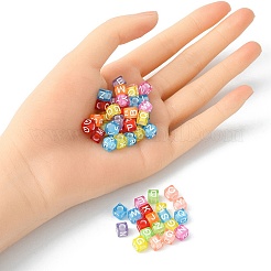 Прозрачные акриловые бусины MACR-YW0002-16