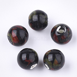 Фарфоровые бусины ручной работы PORC-Q262-03