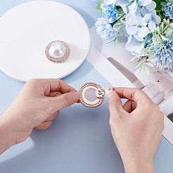 1 пара съемных пряжек для обуви из сплава&nbsp;DIY-NB0014-63