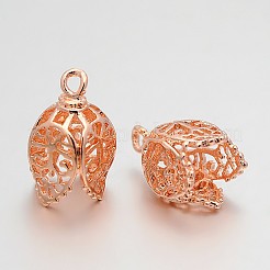 Латунная филигранная бусина KK-H0005-02