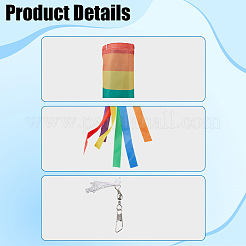 День независимости флаг-ветроуказатель в виде колонны AJEW-WH20017-74B