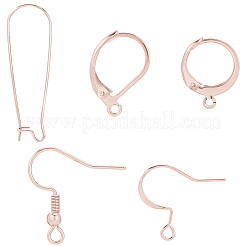 50 шт. 5 стиля фурнитуры для сережек из латуни и нержавеющей стали 304&nbsp;FIND-BBC0004-65