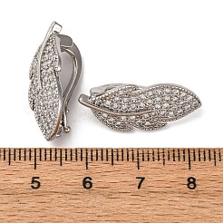 Латунные микро проложить кубического циркония кулон поручительств KK-D378-15P