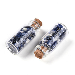 Стеклянные украшения для бутылок желаний AJEW-T013-02D