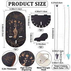 Деревянная настенная небольшая хрустальная витрина DIY-CN0002-25A