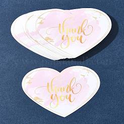 Мелованная бумага поздравительная открытка с благодарностью DIY-FS0007-76C