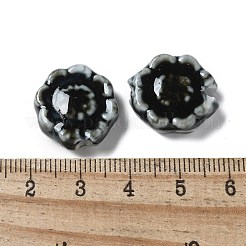 Фарфоровые бусины ручной работы&nbsp;PORC-L080-G01