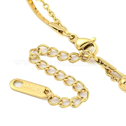 Многослойные ожерелья из нержавеющей стали 304 с ионным покрытием (IP)&nbsp;LS-NJEW-S426-06G