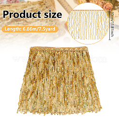 Эластичные бусины пайетки из ПВХ SRIB-WH0011-172