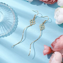 Серьги-подвески из нержавеющей стали 201 EJEW-JE05942