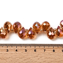 Гальваническим стеклянные бусины&nbsp;EGLA-K062-01B-HP05