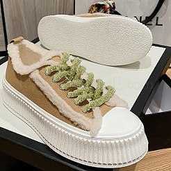 4 пара двухцветных плюшевых полиэстеровых шнурков&nbsp;FIND-GO0002-83