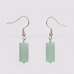 Натуральный & синтетический смешанный камень болтается серьги EJEW-JE02767