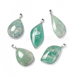 Природные подвески амазонит&nbsp;G-P491-06-07