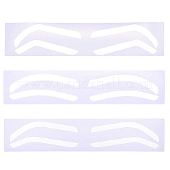 24шт 3 стиля пластиковая кожа для татуажа бровей&nbsp;AJEW-CP0009-58A