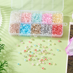 1420шт 10 цвета стеклянный бисер SEED-TA0001-53