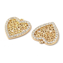 Подвески из сплава и страза PALLOY-E027-VF716