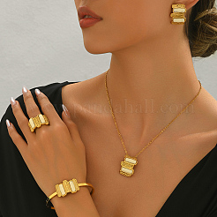 Прямоугольные браслеты из нержавеющей стали и пластика&nbsp;GF9745-2