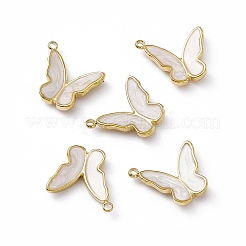 Подвески из нержавеющей стали 201 с эмалевым покрытием из настоящего 18-каратного золота с вакуумным покрытием PVD&nbsp;STAS-J401-VC1050