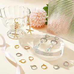 90 шт. 9-х стилевые латунные серьги с застежкой-молнией&nbsp;FIND-PH0006-61