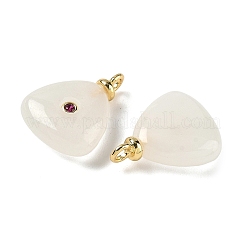 Натурального белого нефрита подвески G-H328-04G-C11