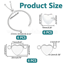 Набор для самостоятельного изготовления браслета в форме сердца DIY-UN0005-29