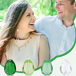 40 шт. 8 стиля имитация австрийских хрустальных бусин SWAR-GA0001-02