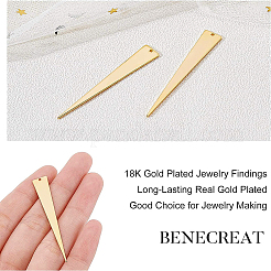 Латунные большие кулоны&nbsp;KK-BC0006-23G-NF